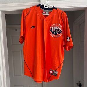 Nike Orange Astros Baseball Jersey